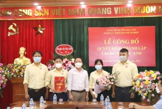 Lễ công bố quyết định thành lập Chi bộ 502 Đức Anh
